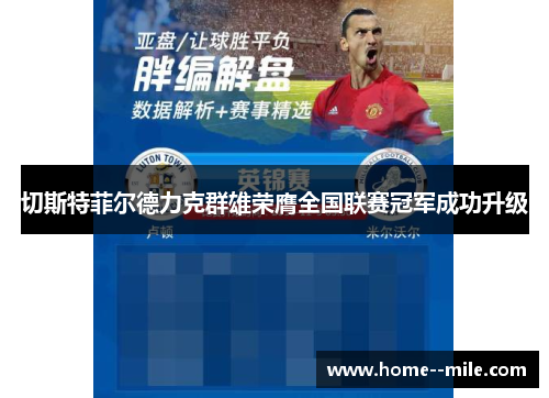 切斯特菲尔德力克群雄荣膺全国联赛冠军成功升级 切斯特菲尔德力克群雄荣膺全国联赛冠军成功升级